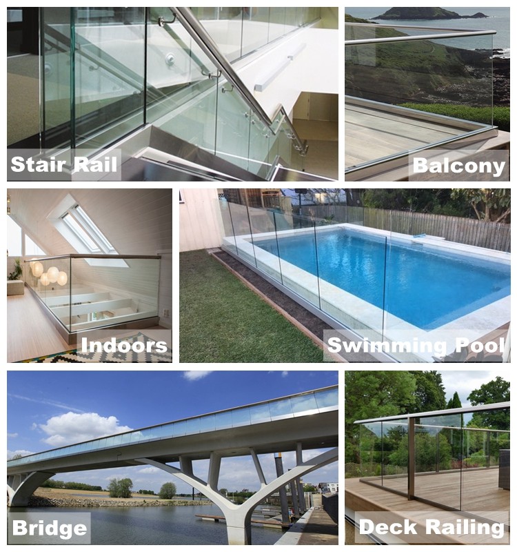 Tempered Glass Panels Swimming Pool Fence Showerdoos Padel Court Balustrade Interdict Safe Swimming Pool Tempered Glass