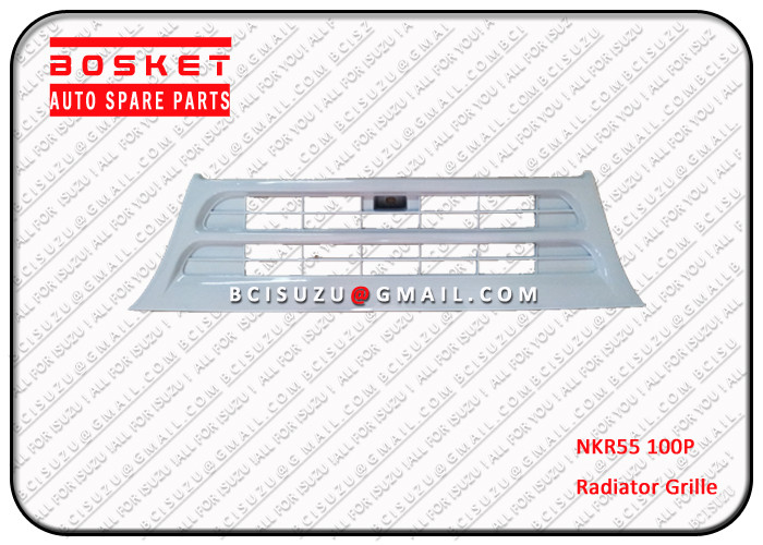 Nkr55 100p Isuzu Body Parts Radiator Grille White , Isuzu Truck Parts
