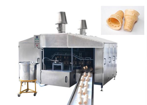 Eco Friendly Industrial Waffle Maker 380V / Ice Cream Cone Maker 4-5 LPG