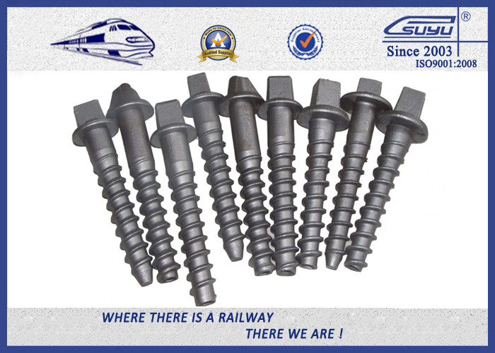 35K 45# 40Mn2 Railway Sleeper Screws Railroad Spike 4.6 Grade