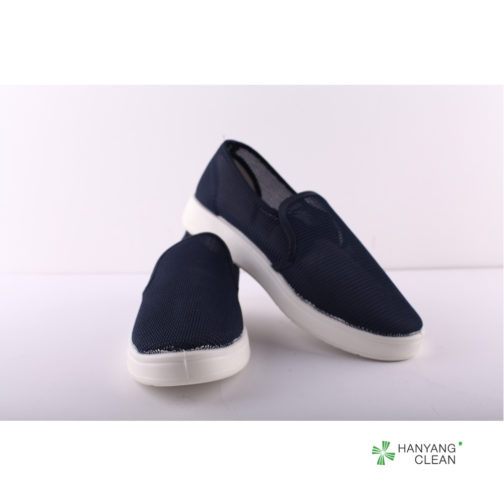 Cleanroom esd PU Antistatic shoe mesh working Shoes