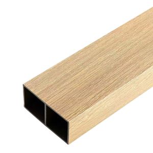 Composite Wpc Rectangular Timber Tube For Wall Partition