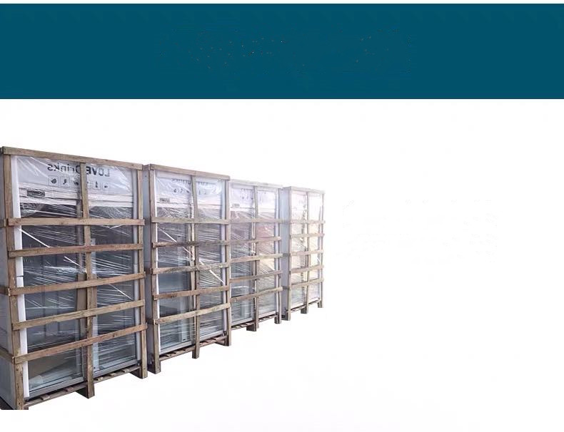 520W LED Commercial Supermarket Refrigerator 1200L With Three Glass Door