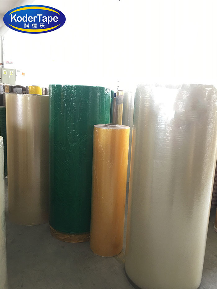 Heavy Duty Packing Tape 48MM X 4000M Printable Jumbo Roll In Yellowish Color