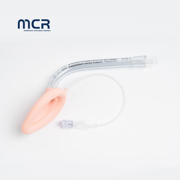 Quality Disposable PVC & Silicone Curved Laryngeal Mask Airway With Soft Cuff for sale