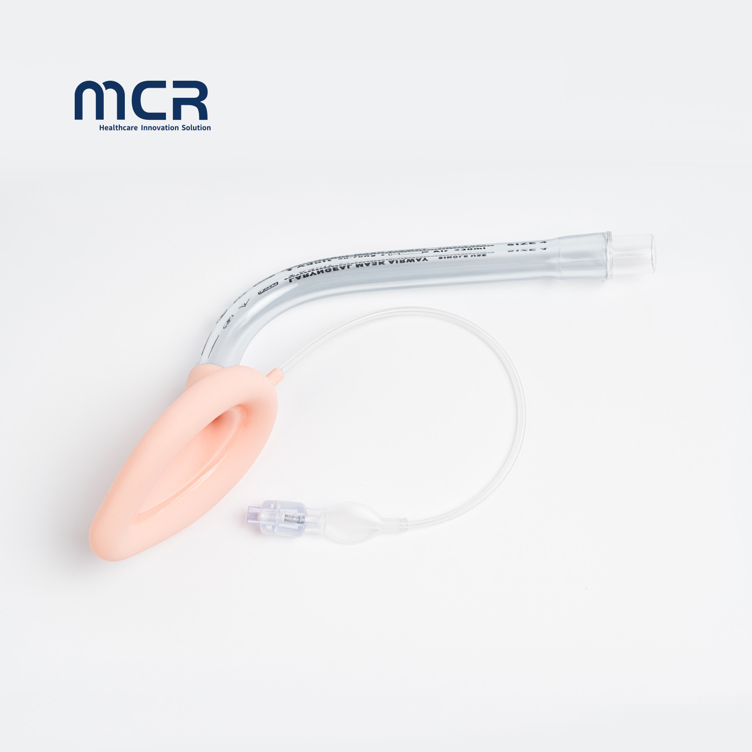 Disposable Laryngeal Mask Airway Silicone Cuff And PVC Tube