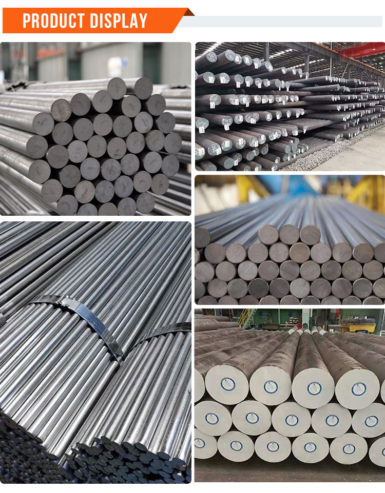 ASTM Standard 1045 Round Steel Hot Rolled Steel Round Bar with Smooth Ends