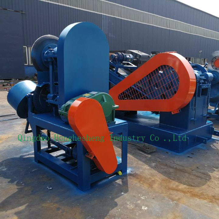 Automatic Strip Lump Cutting Waste Tire Recycling Machine 450 R/Min