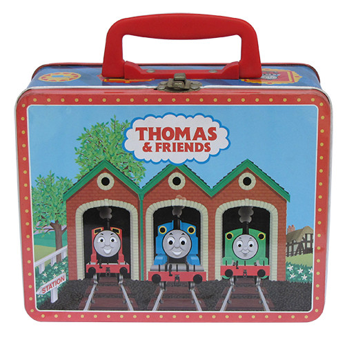 Thomas / Friend Metal Lunch Tin Container , Can And Box With Handle