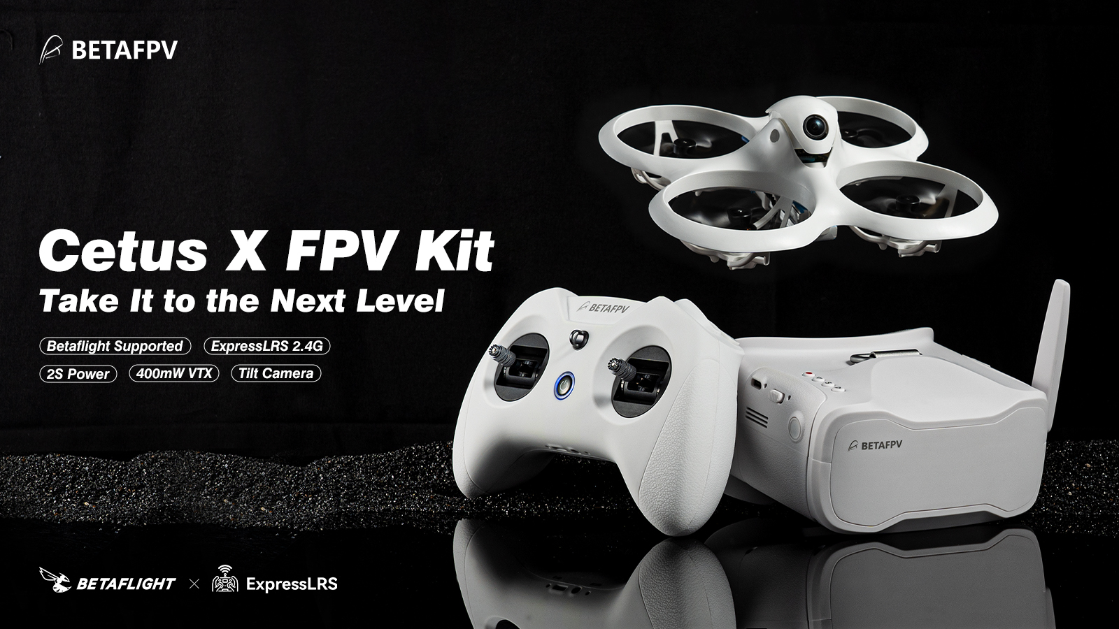 Adjustable Camera Betafpv Cetus X Brushless FPV Quadcopter Perfect for Indoor Racing Drone ELRS 2.4G Outdoor RC