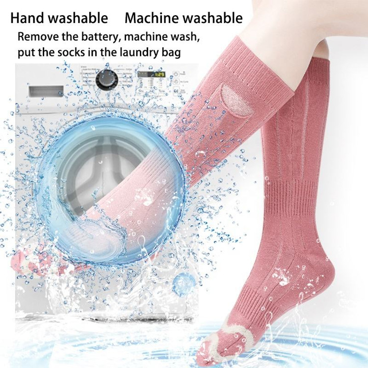 Cotton 3.7V 2200mAh Heated Battery Operated Socks Sustainable