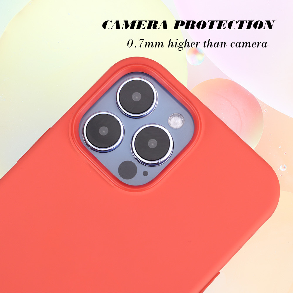 Custom Real Silicone Mobile Phone Case Soft Skin Friendly Pink For IPhone