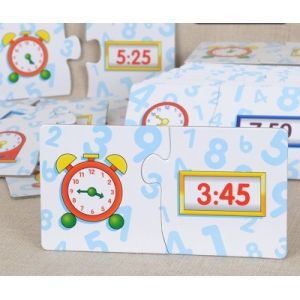 Mathematics Custom Number Jigsaw Puzzles Double Printing Service OEM Design