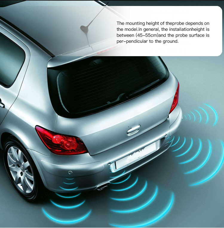 70dB 80dB Blind Spot Monitoring Systems 12V Reverse Backup Radar