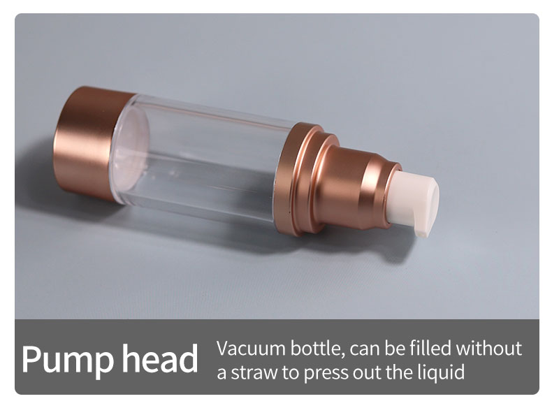 Luxury Airless Cosmetic Bottles Customized Containers For Skin Care Products