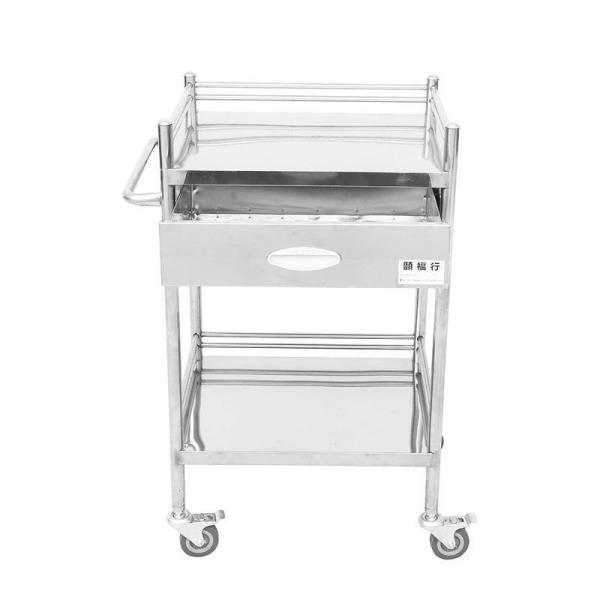 Medical Hospital Stainless Steel Trolley Grey Surgical Care Ss Instrument