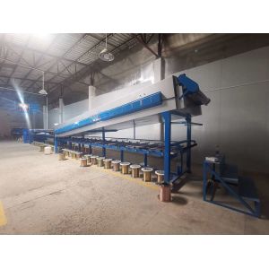 Multimode 500W Straight Line Wire Drawing Machine 40 Head 700 Degree