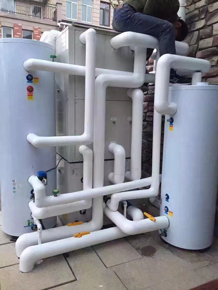 100 - 500 L Small Hot Water Storage Tank White / Silver / Golden Color