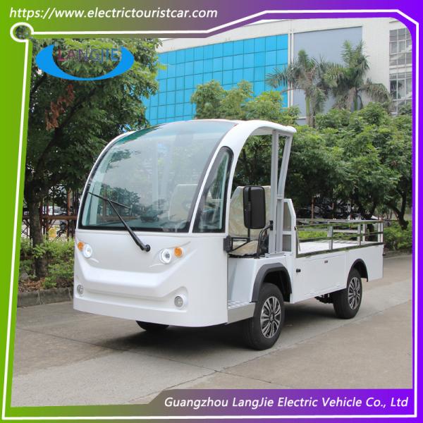 2 Seats Electric Cargo Vehicle AC Motor 48V Electric Cargo Vehicle With Roof For