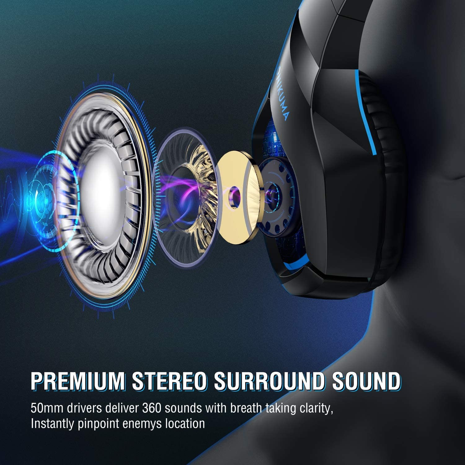 100mA Wired 7.1 Gaming Headset