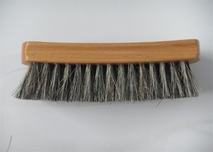Large Size Beech Wood Horse Hair Brush For Horse / Hand Brush For Cleaning