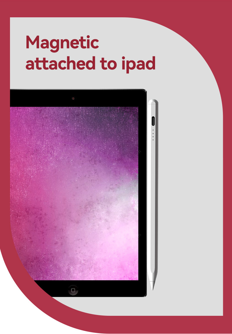 IPad Pro Mini Stylus Pen Built In Lithium Battery Accurate Drawing / Note Taking Tool