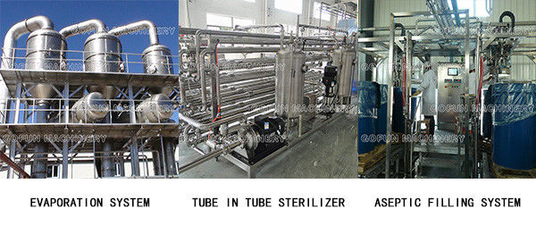 Orange Juice Aseptic Filling Machine Packaging System High Effective Juice Packaging Line