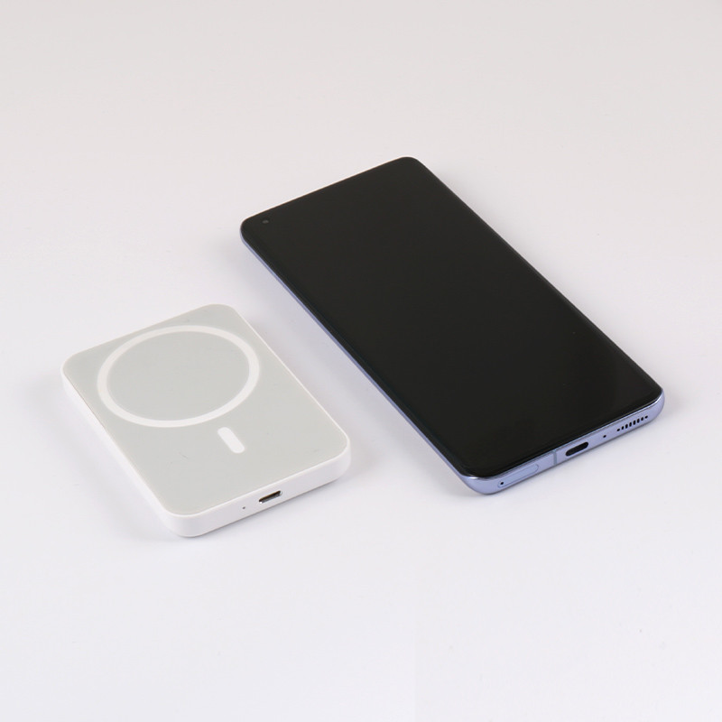 Two Function Power Bank Wireless Charger 15W Portable Type C Support QI