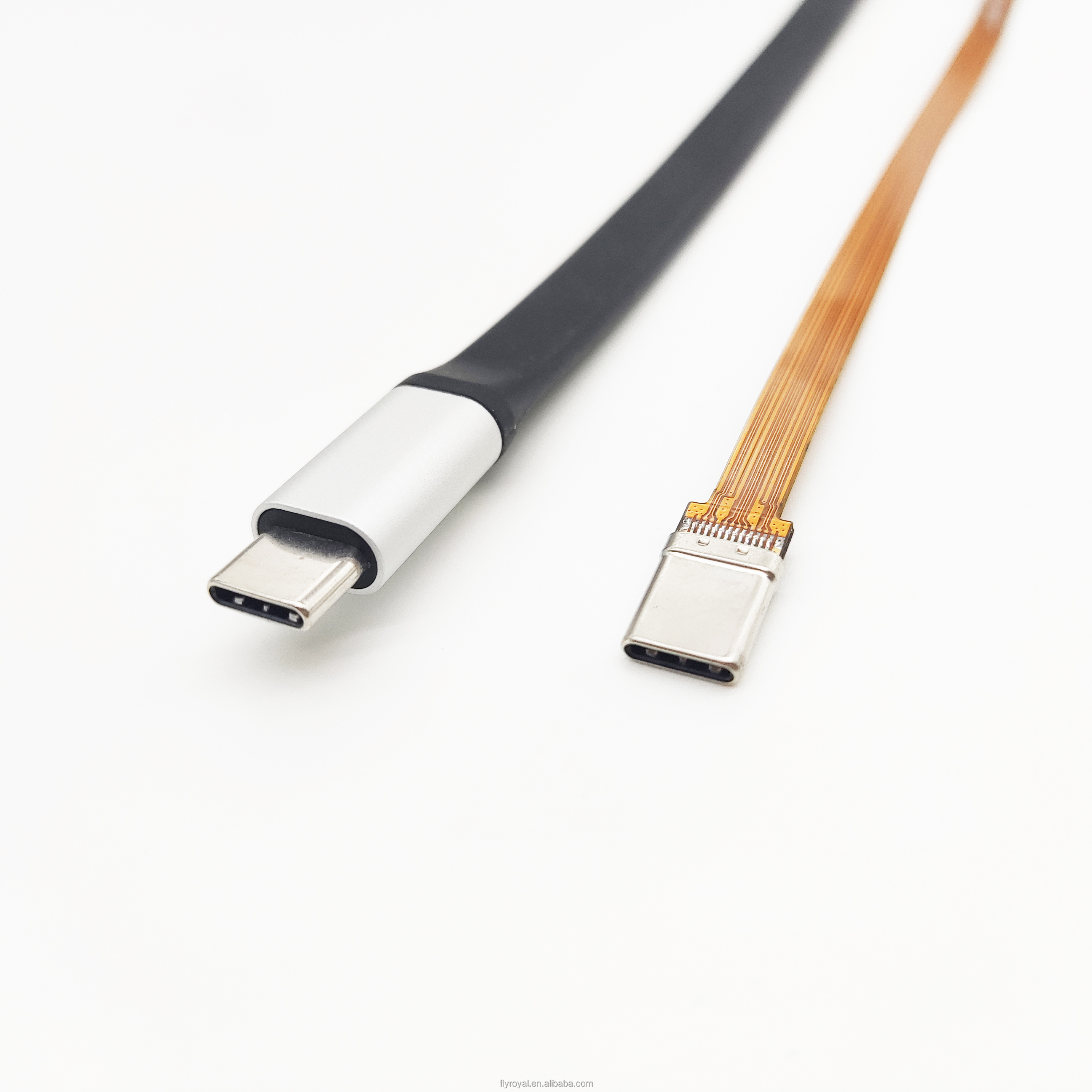 Customized Nylon Metal PCV TRE USB3.1 Cable USB-C Male To Male Cable For Phones Fast Charging Cable