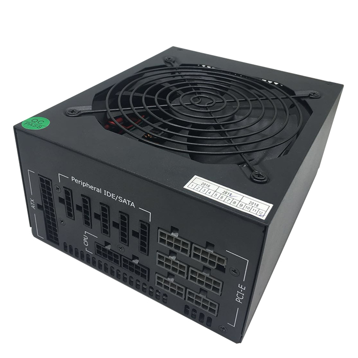 Taifast Modular power supply 1600 Watt Power Supply PSU Support 6 GPUs GPU Designed Fully Modular Supply 90 Plus Gold