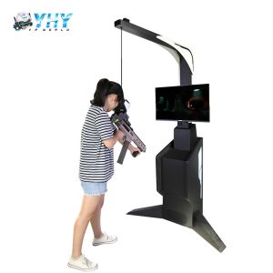 500W VR Arcade 9D Interactive Gun Shooting Game Simulator