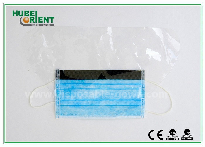 OEM 2 Ply 3 Ply Nonwoven Surgical Face Mask With Anti Fog Visor