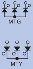 MTQ60A 66mm Fixing Thyristor Controlled Rectifier