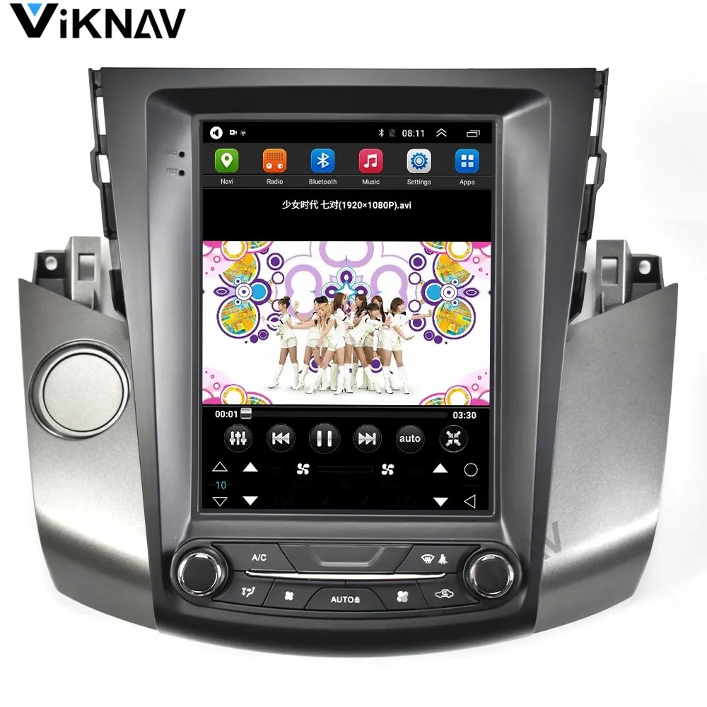 10.4 inch Android Touch Screen Car radioFor 2008-2012Toyota Rav4 Multimedia Player Navigation 4G Wireless Carplay