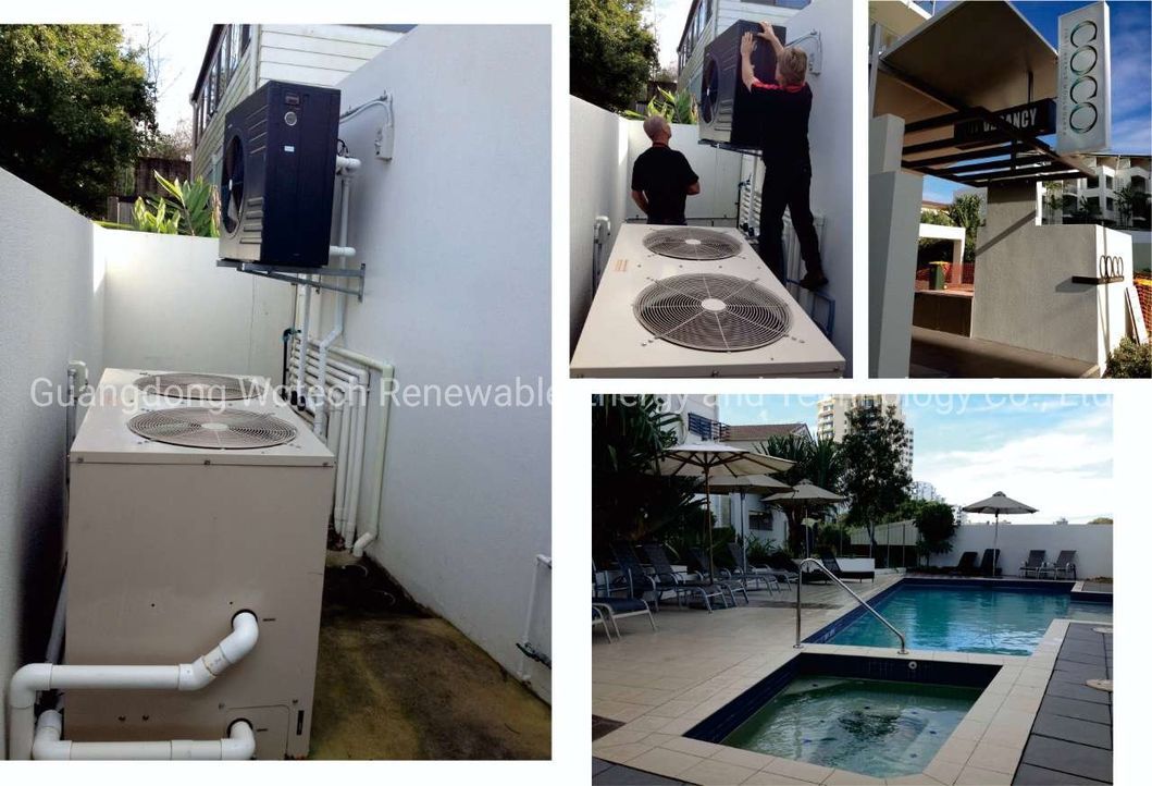 21kw R32 Energy Efficient Residitial on/off Heat Pump Water Heater Air Source Heat Pump for Swimming Pool Sauna SPA