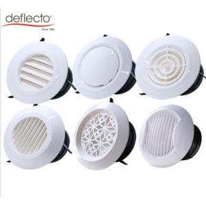 China Wall Mounted Plastic Air Vents Swirl Diffuser Adjustable Air Outlet on sale