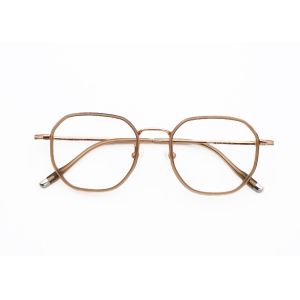 Optical Eyeglasses Frame Pure Titanium And Actate Frame 88285