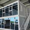 Buy cheap Construction Site Expandable Steel Luxury Container House With Blue Steel Door from wholesalers