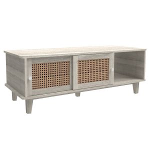 China Wood Grain 43cm Height 120cm Width MDF Storage Cabinet on sale