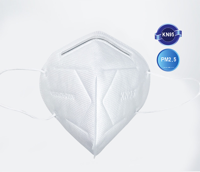 Anti Dust Anti fog 95% High Efficiency Filtration KN95 Disposable Face Mask for COVID-19