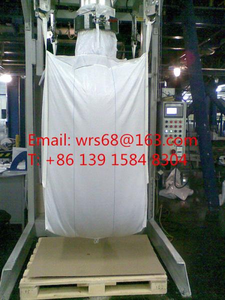 Chemical powder 4-panel FIBC Jumbo Bags with PE liner , big pp container bag