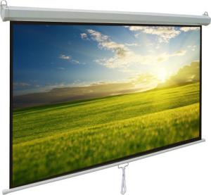  Durable manual pull down projection screen with Self-lock device Manufactures
