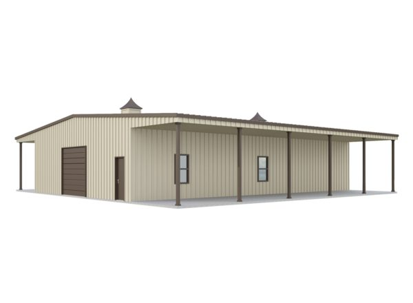 Agricultural-Grade Goat Farming House Prefabricated Horse Barn Galvanized Steel Structure Prefabricated Steel Building