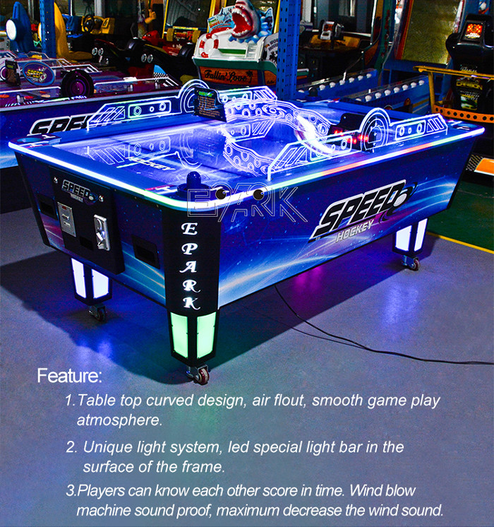 Indoor Amusement Arcade Game machine Coin Operated Luxury Hockey Table for kid/adult
