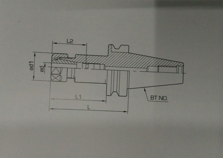 BT40 CNC Collet Chuck HS-ER16A - ER20A End Milling Shank Tapping Machine Holder