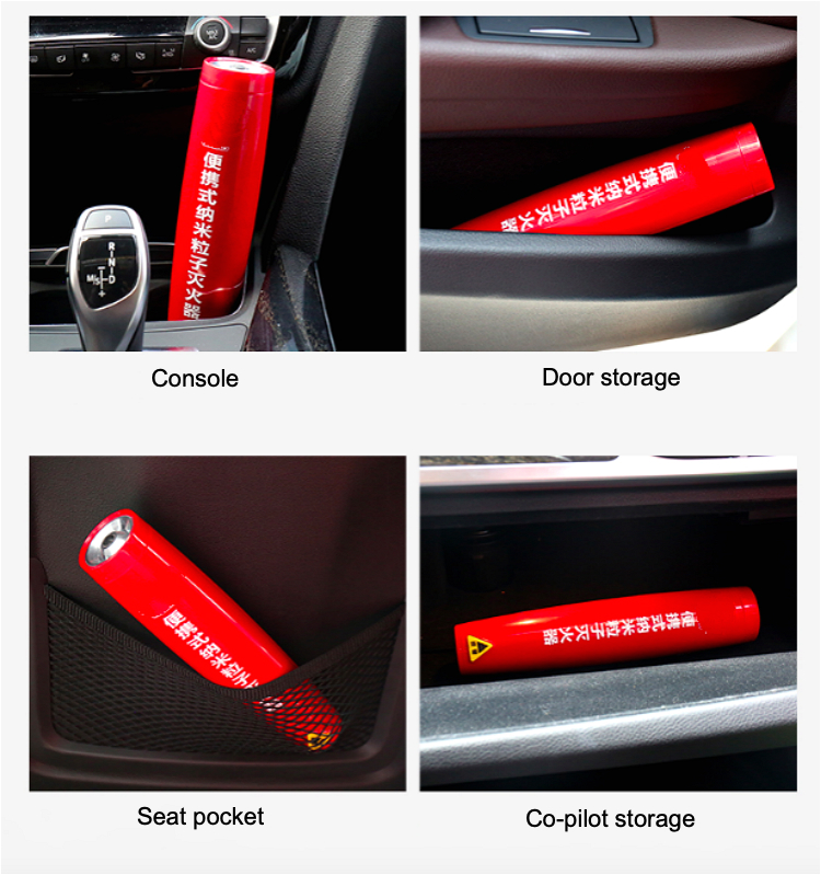 Aerosol Fire Extinguisher Fire Rating 13B 5F Usage For Vehicle Or Home