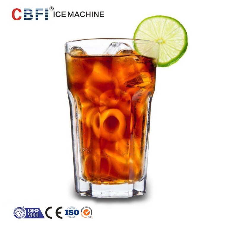 R404A Refrigerant 5 Ton Tube Ice Machine With Stainless Steel Evaporator