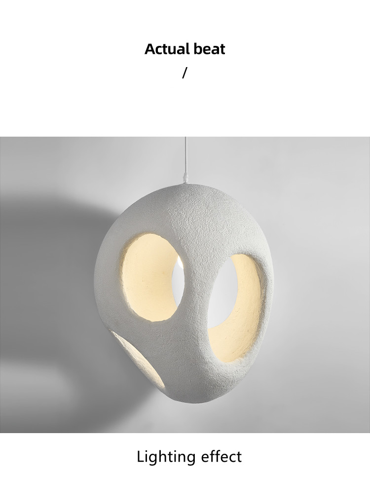 Nordic Minimalism Dining Island LED Chandelier Living Room Bedroom Modern Bar Decoration Wabi-Sabi Lamp(WH-VP-180)
