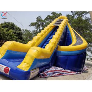 Factory Inflatable Huge Slide Inflatable Double Water Slides Curved Slide Adults