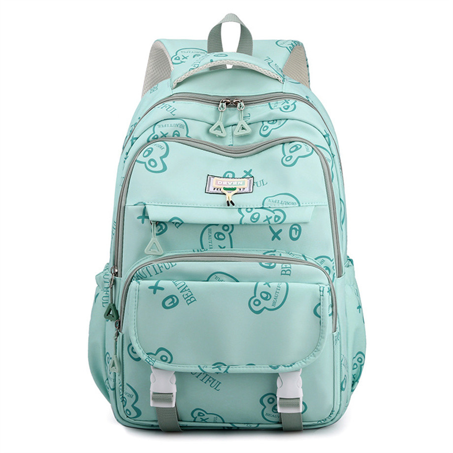 Student Schoolbag All Over Print Middle School Student Backpack Large Capacity Outdoor Leisure Backpacks